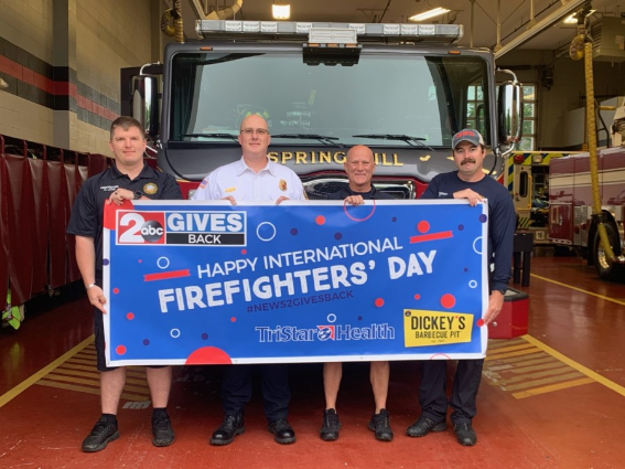 Nashville Pit Crew serves Springhill Fire Department